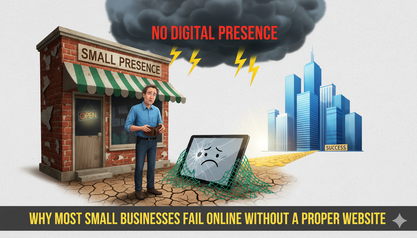 Why Most Small Businesses Fail Online Without a Proper Website